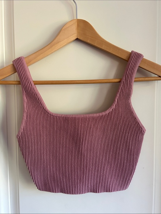 Babaton Tops - Babaton Sculpt Knit square neck cropped tank